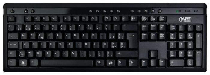  Sweex Multimedia USB Russian Black KB060RU